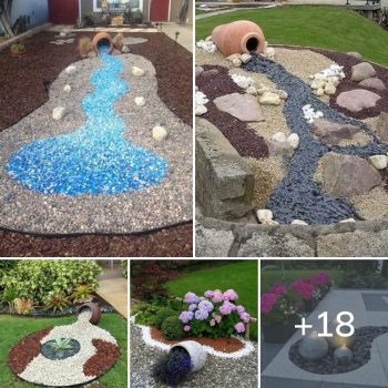 Garden design with decorative stones that steals the impressions.lqh Garden design with decorative stones that steals the impressions.lqh