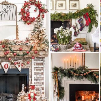 30 Christmas Mantel Ideas To Make Your Fireplace Sparkle And Shine