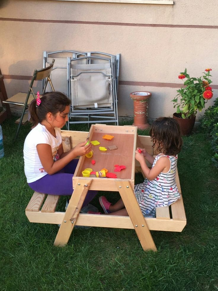 Creative Convertible Sandbox Picnic Table