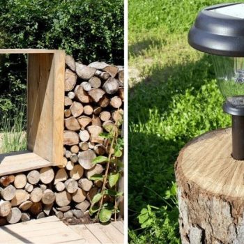 DIY Wood Log Ideas for Your Next Garden Projects