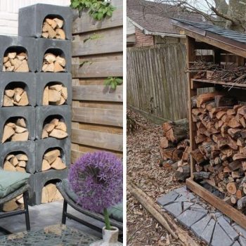 27 Easy DIY Fire Wood Rack Ideas