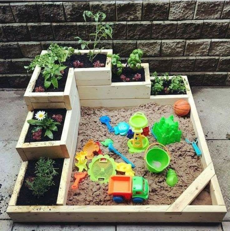 Garden-Inspired Sandbox Delight